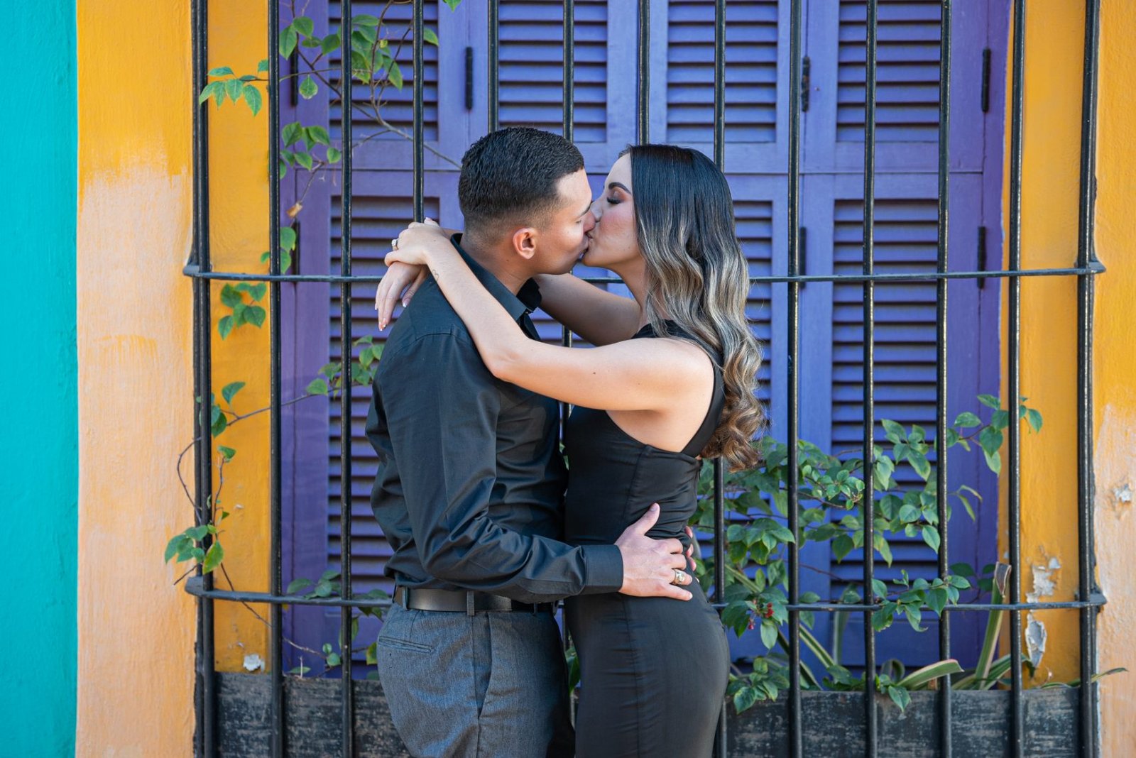 Pareja en el centro de Mazatlán